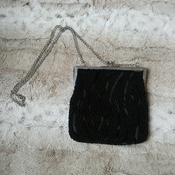 ❤️😘💞😍Black Beaded Clutch😍😍 - Picture 3 of 6